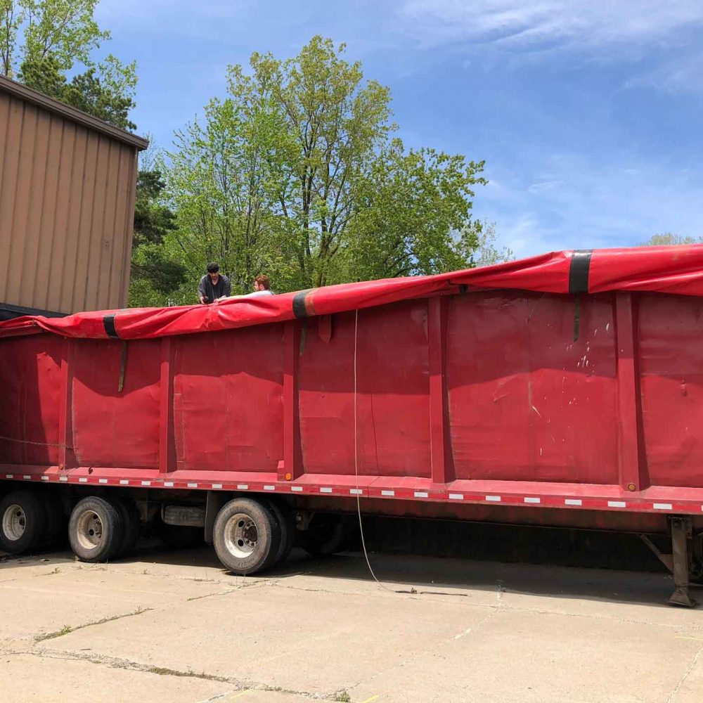 Lumber Trucking Tarps Steel Trucking Tarp Semi Truck Tarps